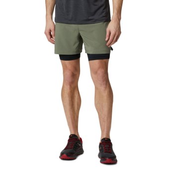 Columbia Muške Kratke Hlače - Titan Ultra II Running Sive Zelene | SIQZ-06239